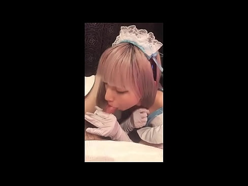 ❤️ Japonų dievaitis [mayuka], prancūzės tarnaitės kostiumas, 1 dalis, blowjob ir masturbacija su losjonu ️ Porno prie mūsų ❌️